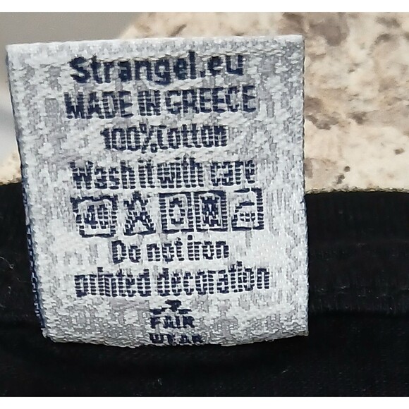 Spartan Santorini Black Gladiator Spartan Warrior T-Shirt Men's Size XXL EUC - Picture 5 of 5